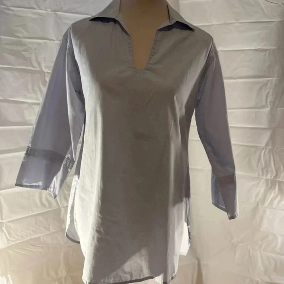 Woman’s Light Blue Casual Shirt - Picture 3 of 6